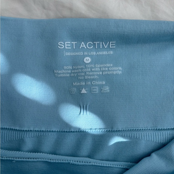 SET Active Blue Ribbed Set - Picture 6 of 8